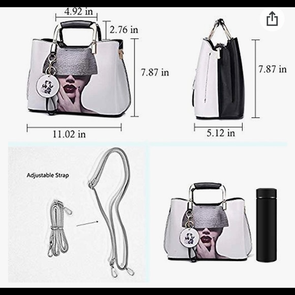 🔥 Purses and Handbags for Women Top Handle Satchel Shoulder Bags Ladies - Picture 3 of 6